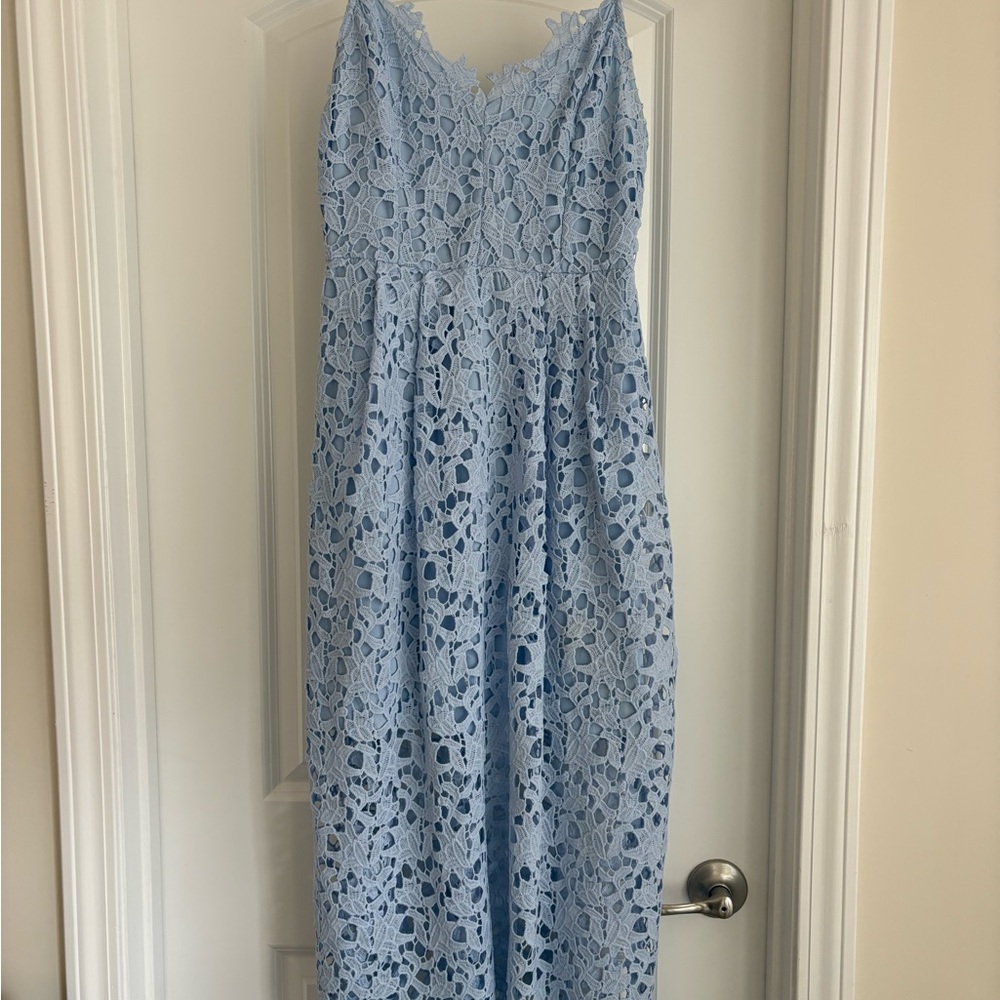 ASTR The Label Lace Midi Dress